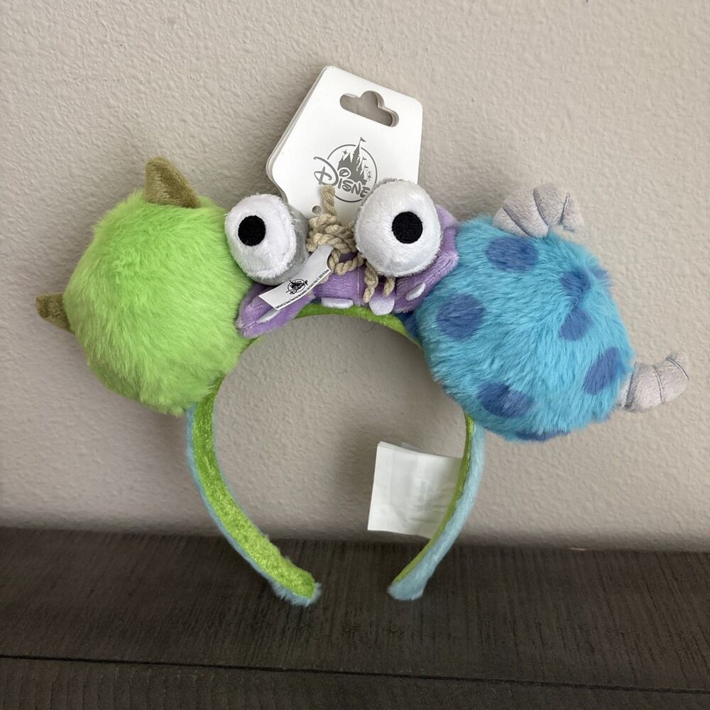 Disney Parks Monsters Inc Ears Headband Boo Mike Sulley Minnie Ears NEW